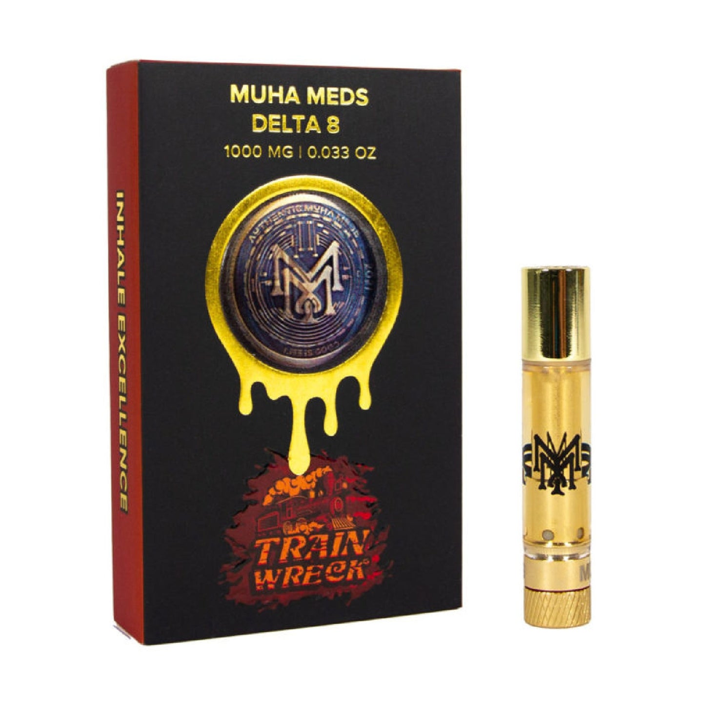 Muha Meds Delta 8 Cartridge - 1000mg Trainwreck (S)