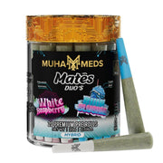 Muha Meds Duo Mates THC-A Pre-Rolls - 20g (20ct) White Raspberry x Blue Sushie (H)