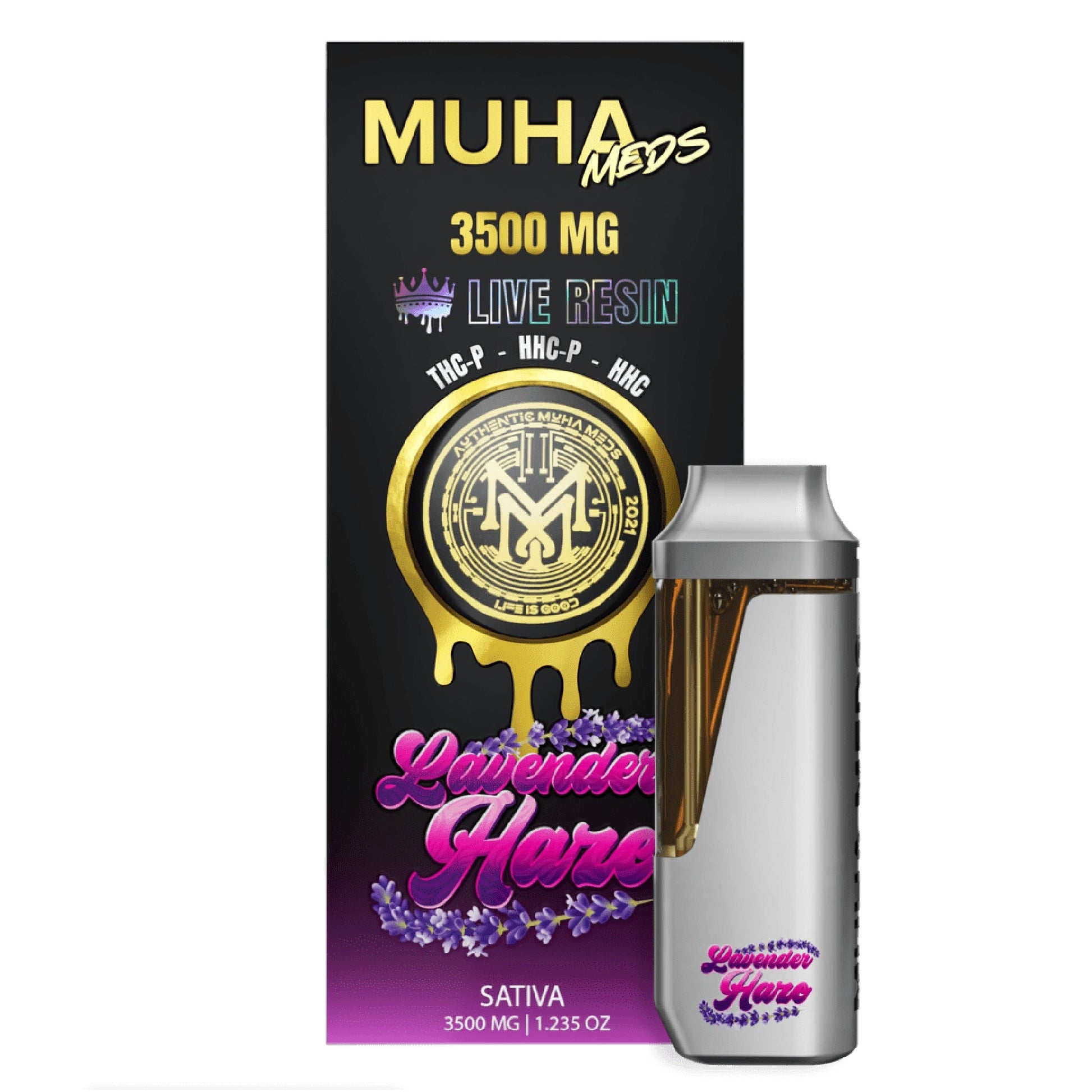 Muha Meds Live Resin THC-P Vaporizer - 3500mg - Everything 420 Muha Meds Live Resin THC-P Vaporizer - 3500mg - Everything 420