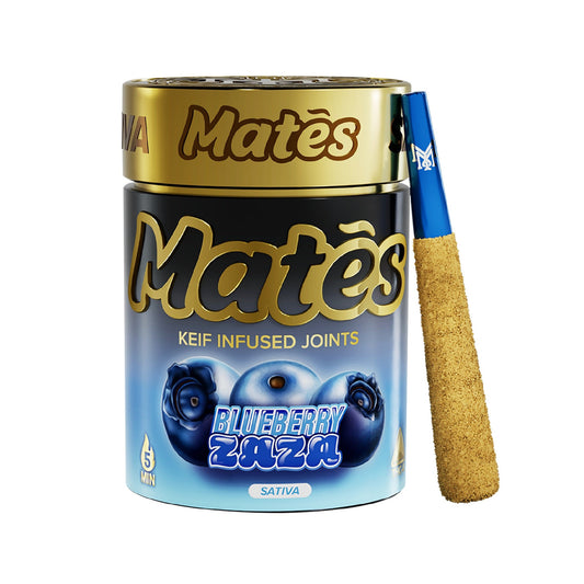 Muha Meds Mates THC-A Pre-Rolls - 3g (5ct) Blueberry Zaza (H)