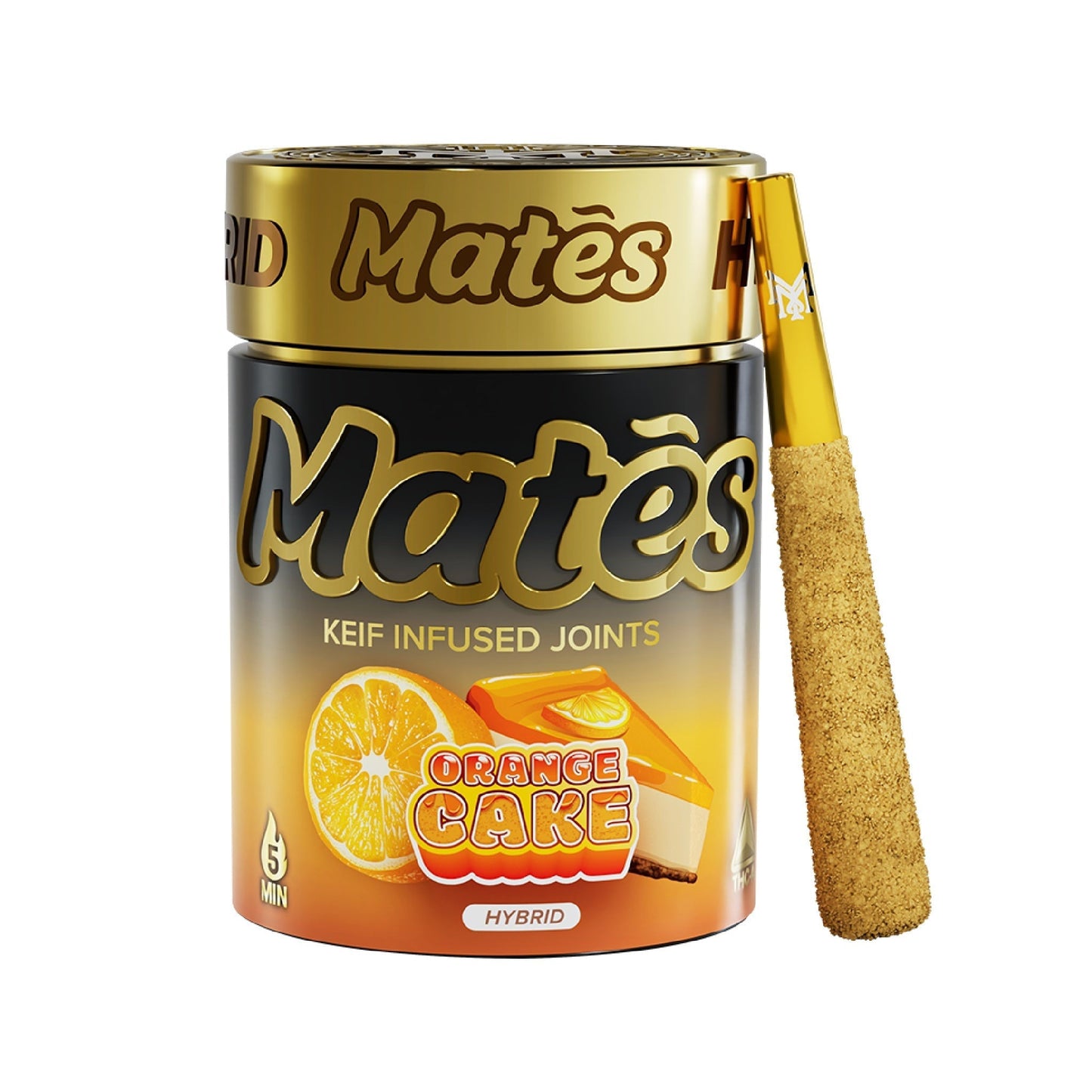 Muha Meds Mates THC-A Pre-Rolls - 3g (5ct) Orange Cake (S)
