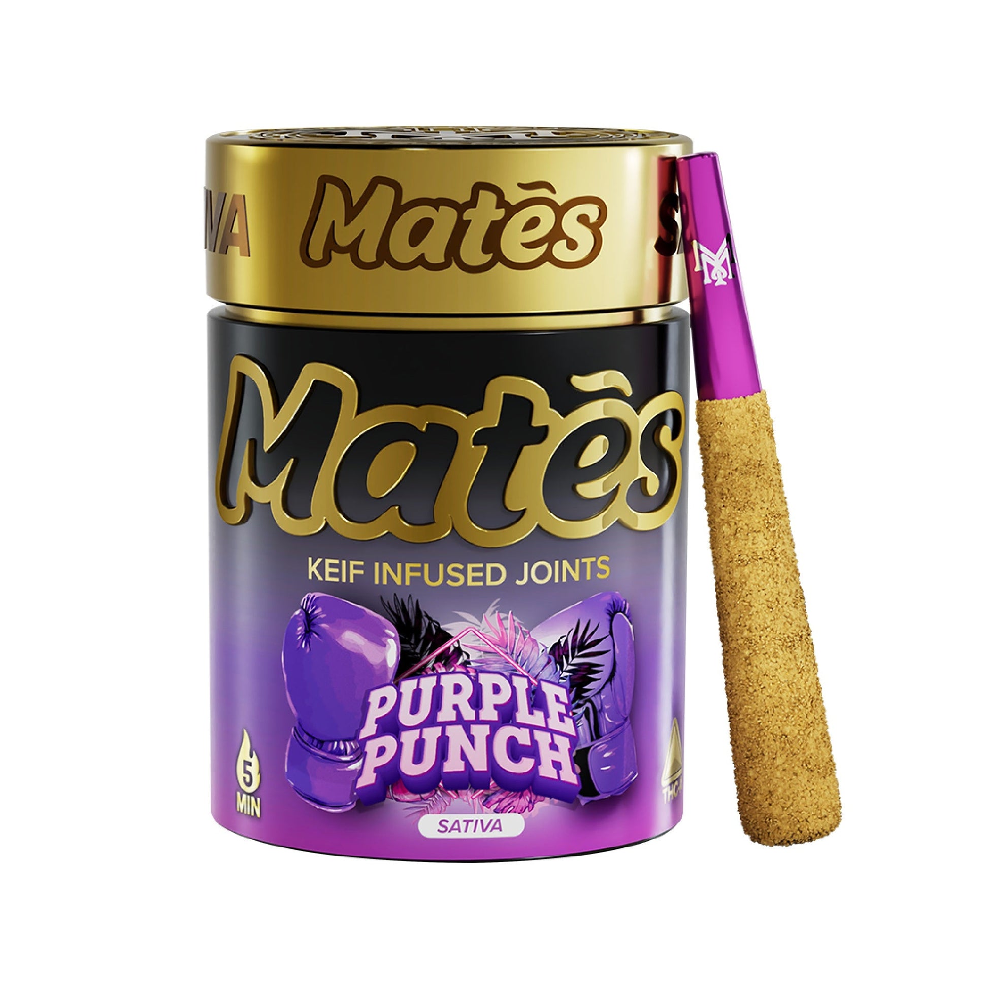 Muha Meds Mates THC-A Pre-Rolls - 3g (5ct) Purple Punch (H)