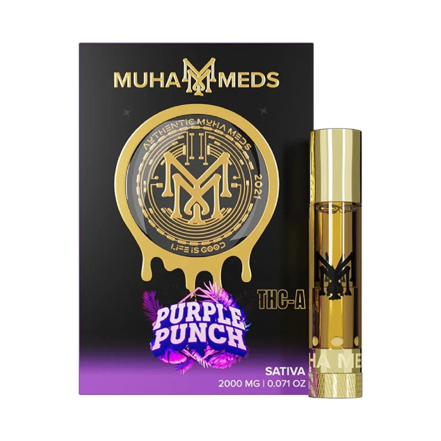 Muha Meds THC-A Device - 2000mg Purple Punch (S) / 1 Pack