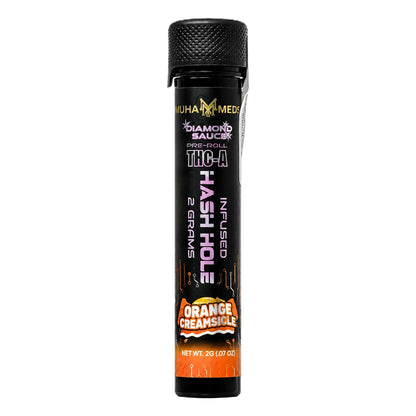 Muha Meds THC-A Diamond Sauce Infused Hash Hole - 2g Orange Creamsicle (S)