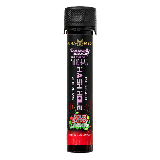 Muha Meds THC-A Diamond Sauce Infused Hash Hole - 2g Sour Cherry Limeade (S)