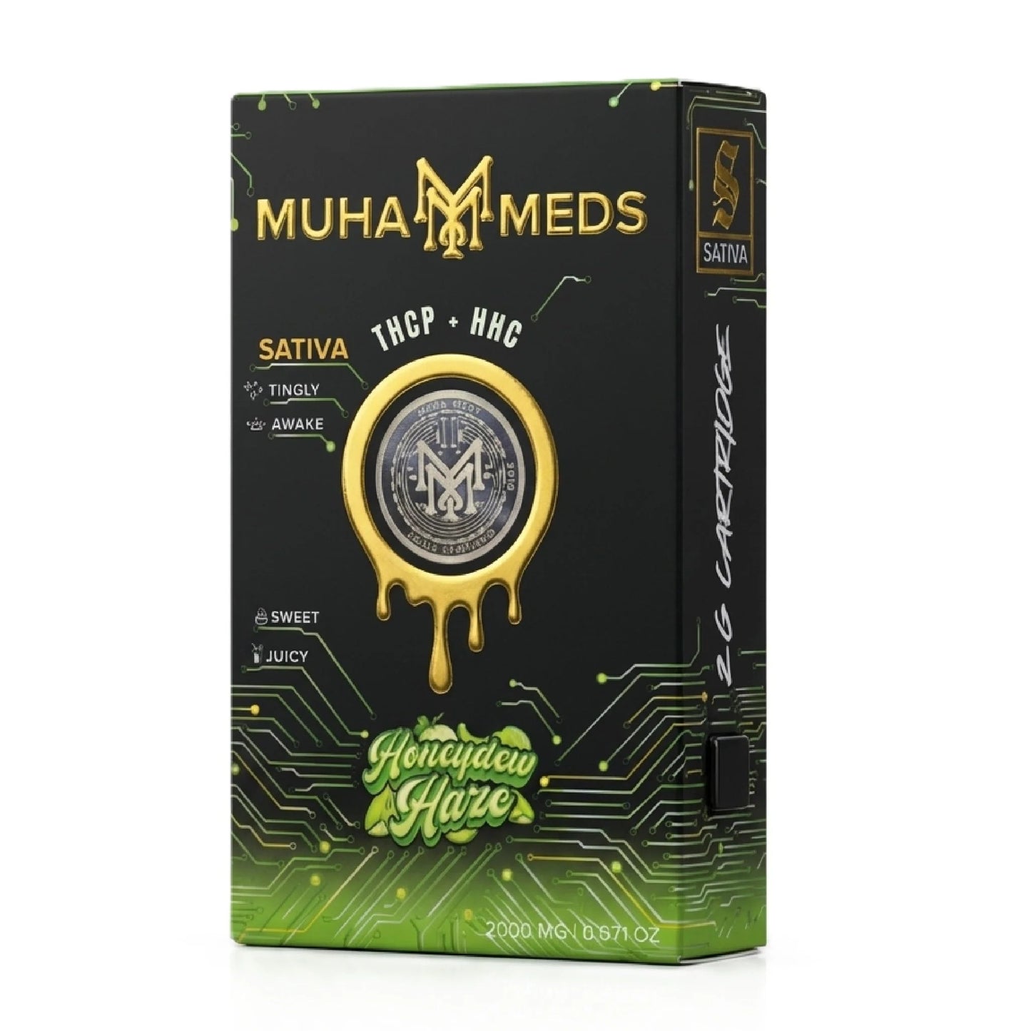 Muha Meds THC-P Device - 2000mg Honeydew Haze (S) / 1 Pack