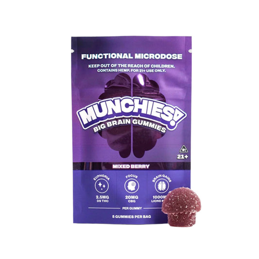 Munchies Functional Microdose Gummies Mixed Berry