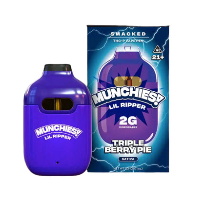 MUNCHIES! Lil Ripper Smacked THC-P Device - 2000mg Triple Berry Pie (S) / 1 Pack