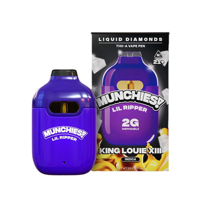 Munchies Lil Ripper THC-A Vaporizer - 2000mg King Louis XIII (I)