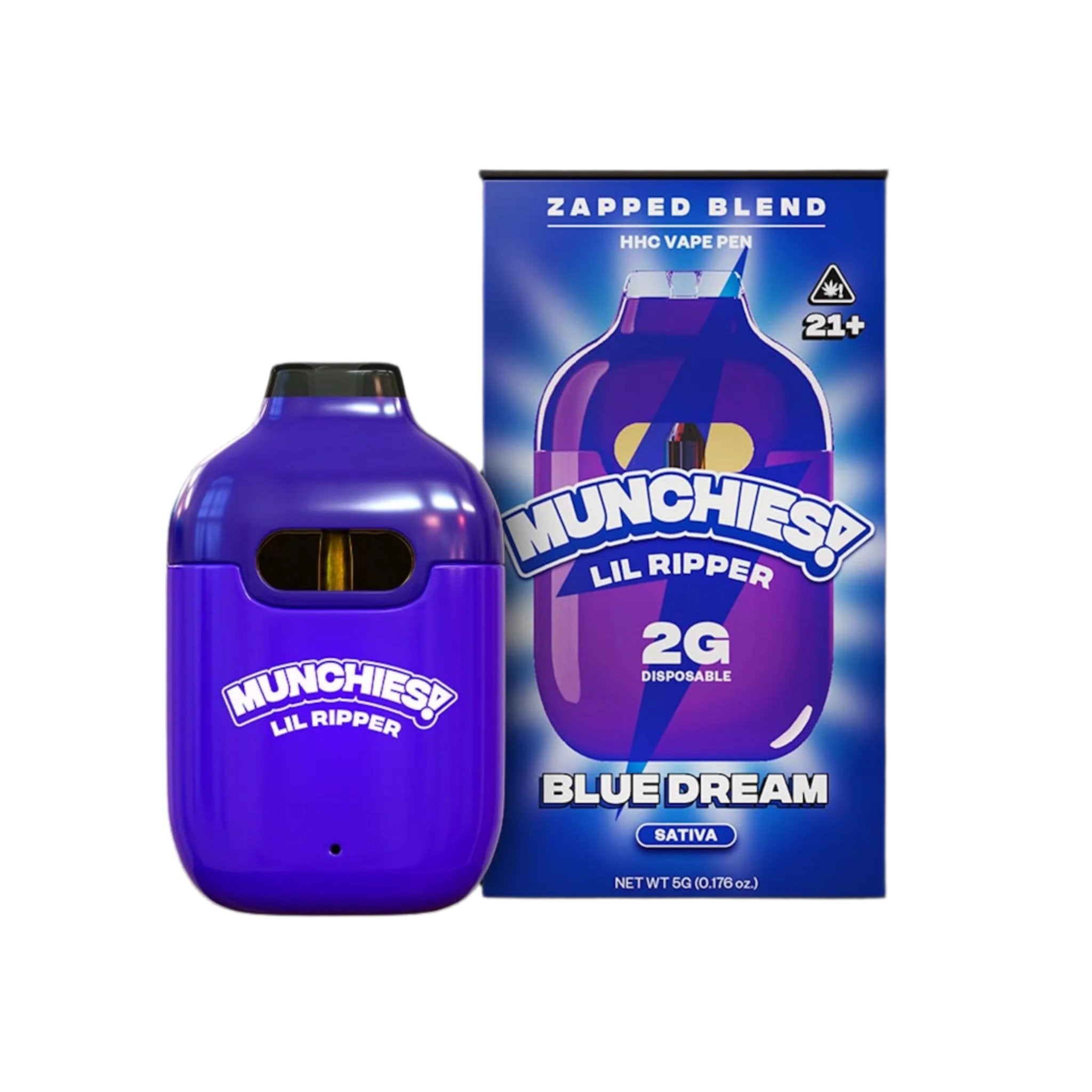 MUNCHIES! Lil Ripper Zapped HHC Vaporizer - 2000mg - Everything 420