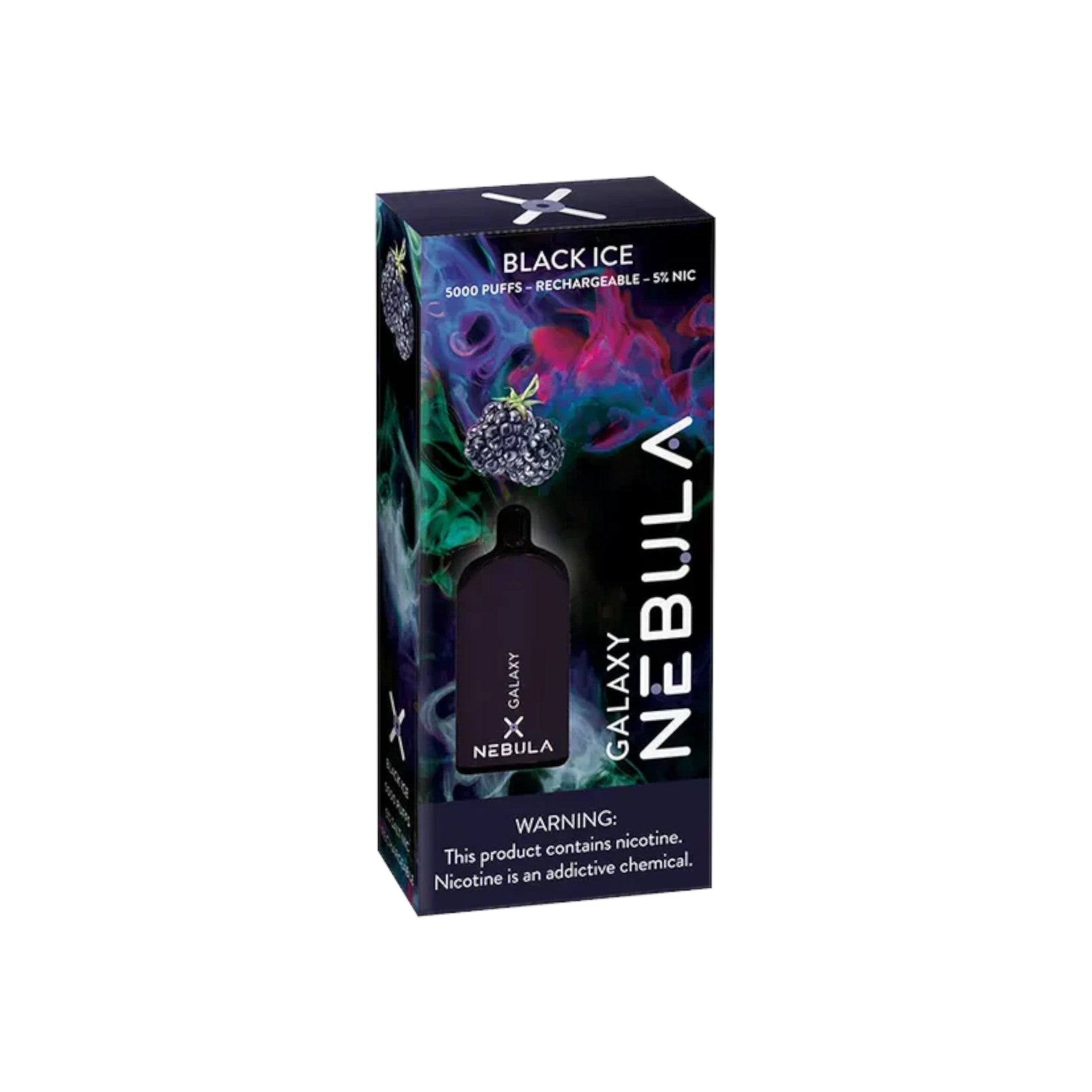 Nebula Galaxy Black Ice Nic Vape - 5%