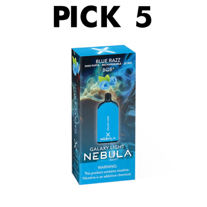 Nebula Galaxy Light 2% 5k Puffs Pick 5