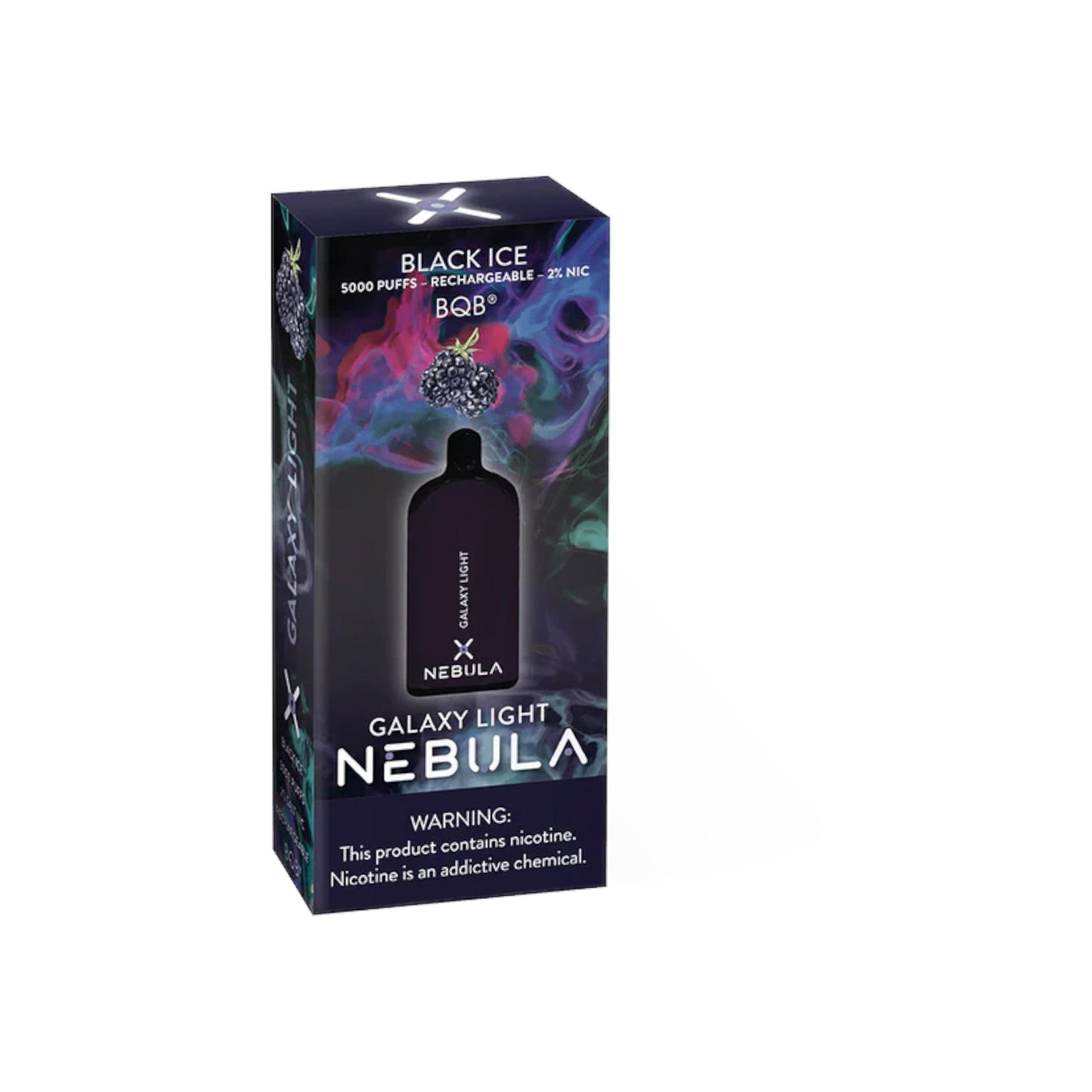 Nebula Galaxy Light Black Ice Nic Vape - 2%