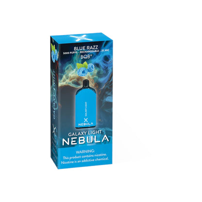 Nebula Galaxy Light Blue Razz Nic Vape - 2%