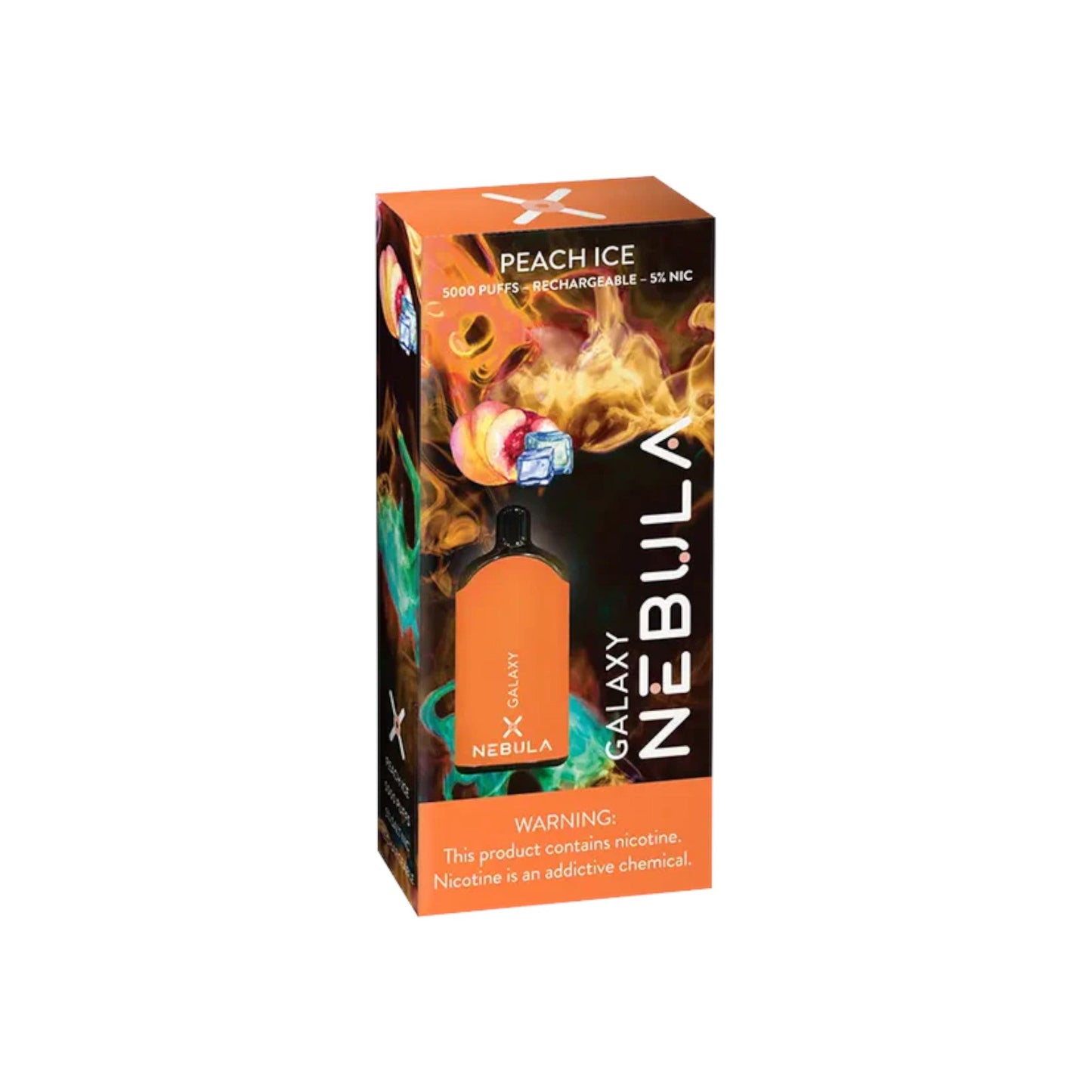 Nebula Galaxy Peach Ice Nic Vape - 5%