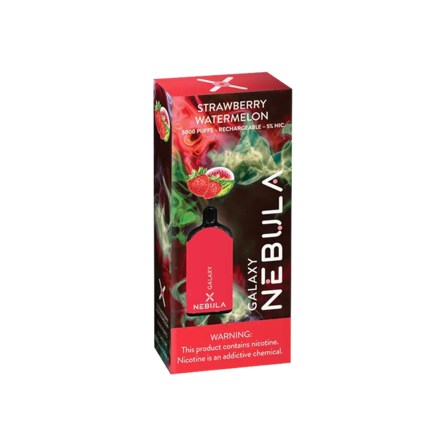 Nebula Galaxy Strawberry Watermelon Nic Vape - 5%