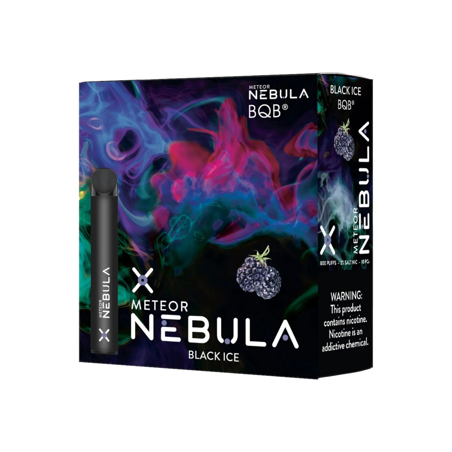 Nebula Meteor Black Ice Nic Vape - 2%