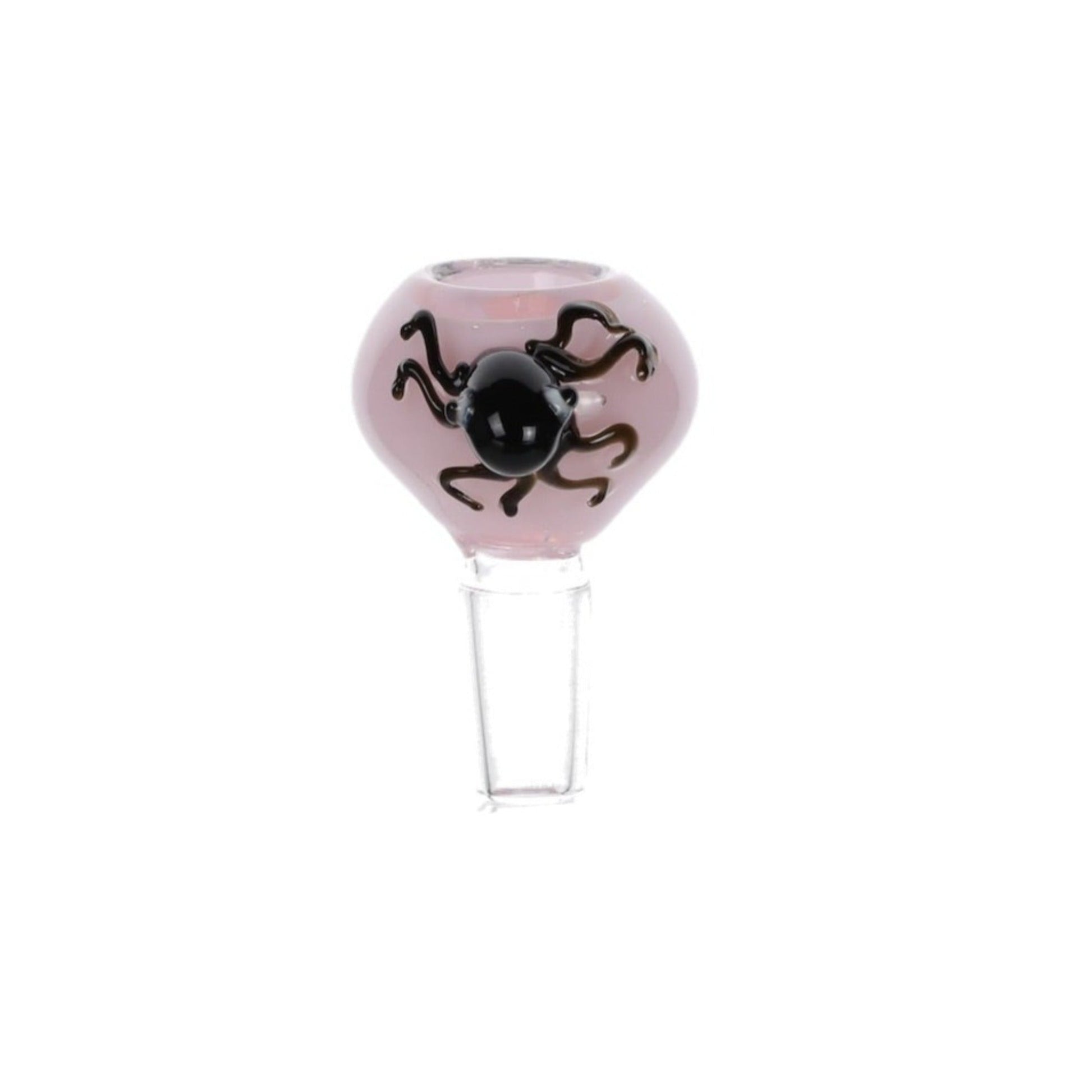 Neon Spider Bowl - 14mm Male Pink