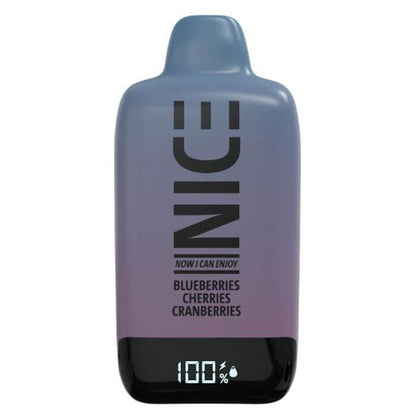 Nice 9000 Puff Blueberries Cherries Cranbierries Nic Vape - 5%