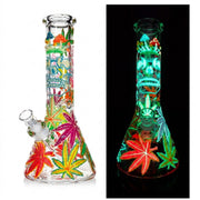 Night Garden Beaker Bong - 12in