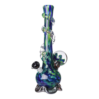 Noble Glass Chromatic Marble Bong  - 14in