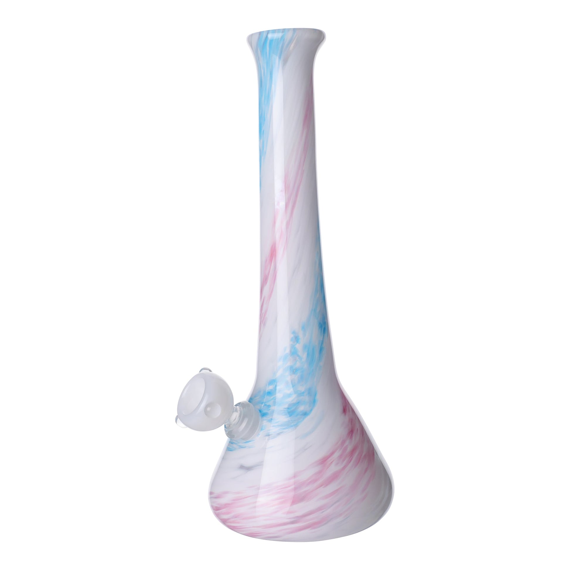 Noble Glass Swirling Beaker Bong - 12in