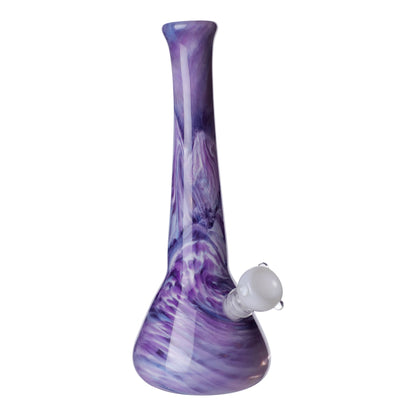 Noble Glass Swirling Beaker Bong - 12in