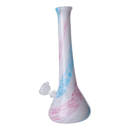 Noble Glass Swirling Beaker Bong - 12in