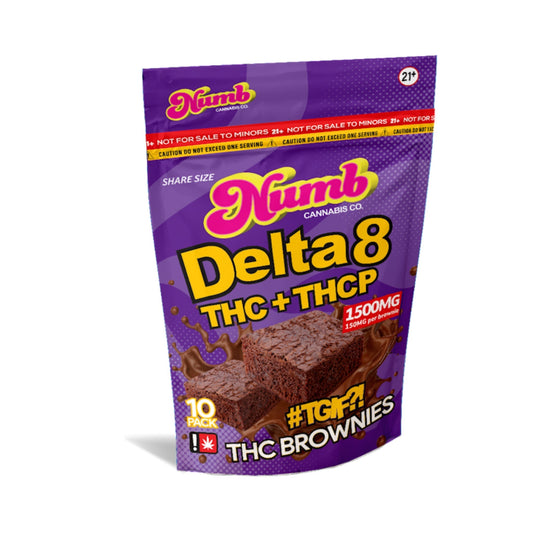 Numb Delta 8 Brownies - 200mg