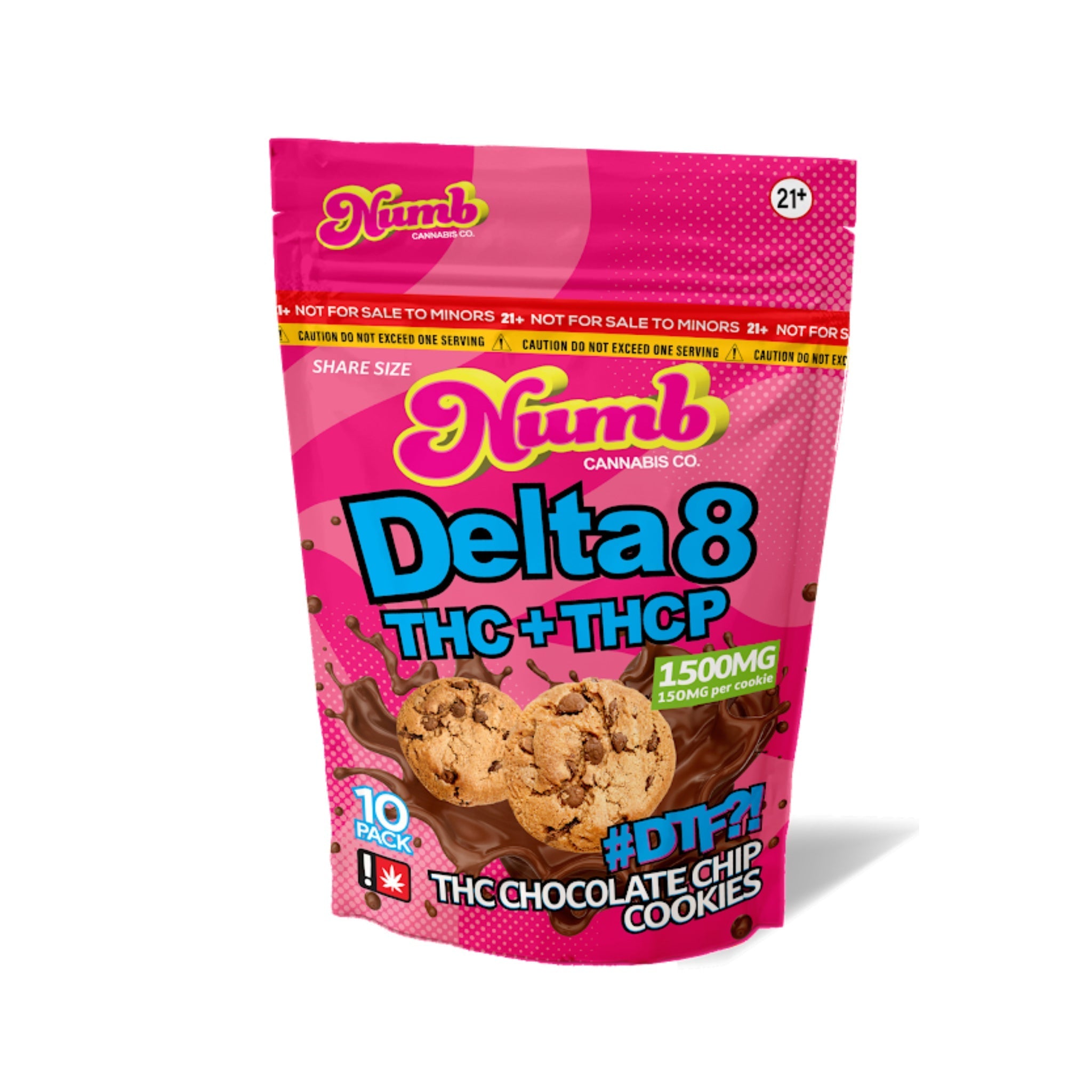 Numb Delta 8 Cookies - 200mg - Everything 420