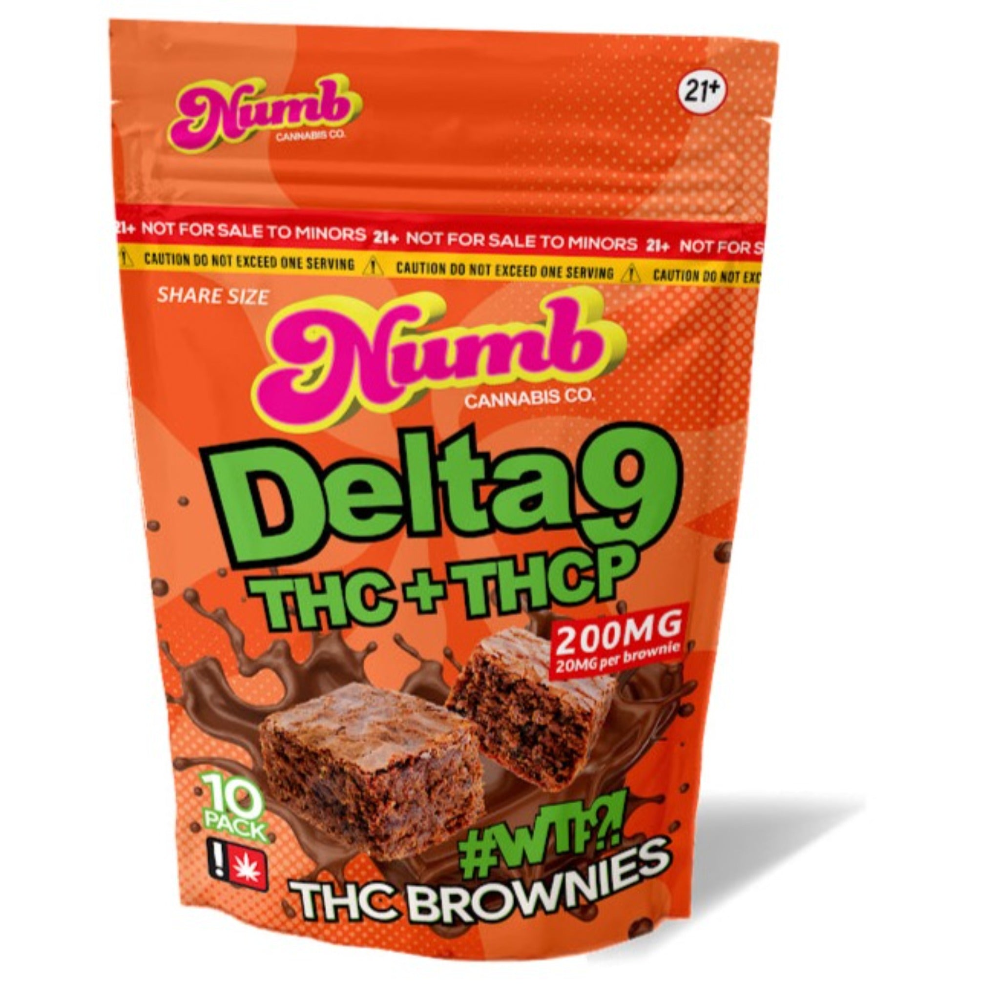 Numb Delta 9 Brownies - 200mg - Everything 420