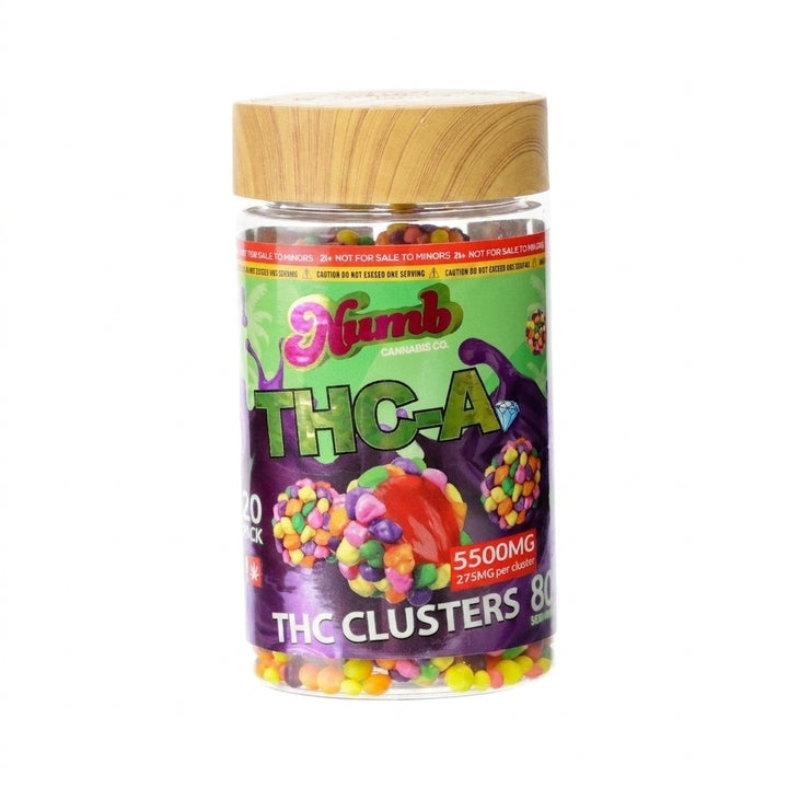Numb THC-A Candy Clusters - 5500mg