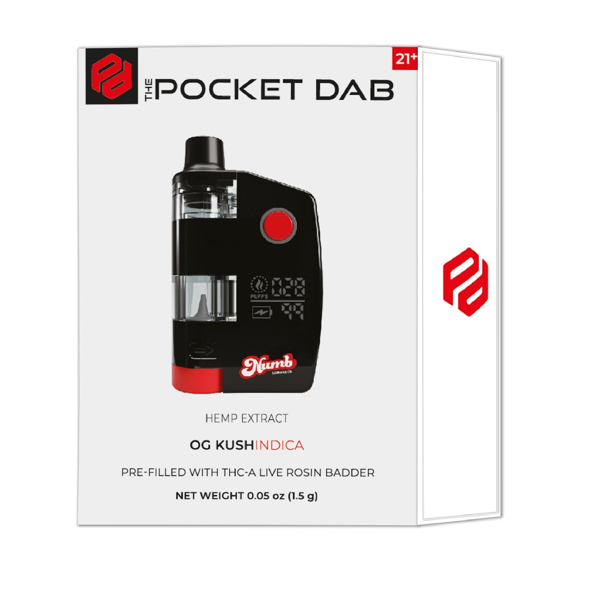 Numb THC-A Live Rosin Pocket Dab - 1.5g OG Kush