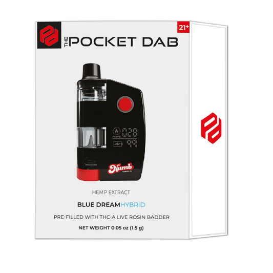 Numb THC-A Live Rosin Pocket Dab - 1.5g Blue Dream