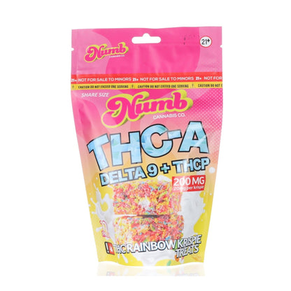 Numb THC-A Rainbow Krispie Treats - 200mg