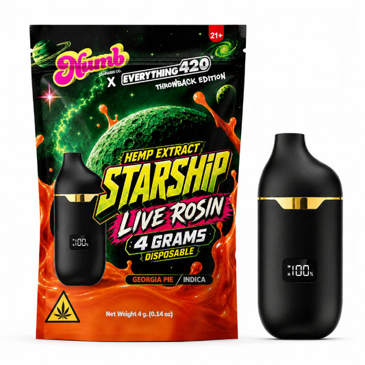 Numb x E420 Starship Device - 4000mg Georgia Pie
