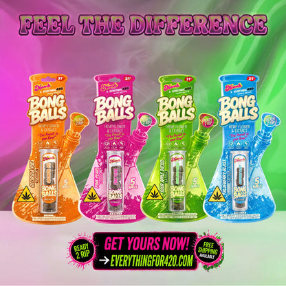 Numb x Everything 420 THC Bong Balls - Blueberry Blast (S)