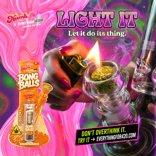 Numb x Everything 420 THC Bong Balls - Georgia Pie (I)