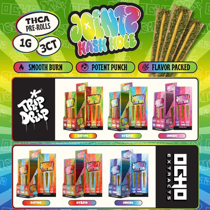 Ocho Extracts Jointz THC-A Pre-Rolls (3ct) - 3g