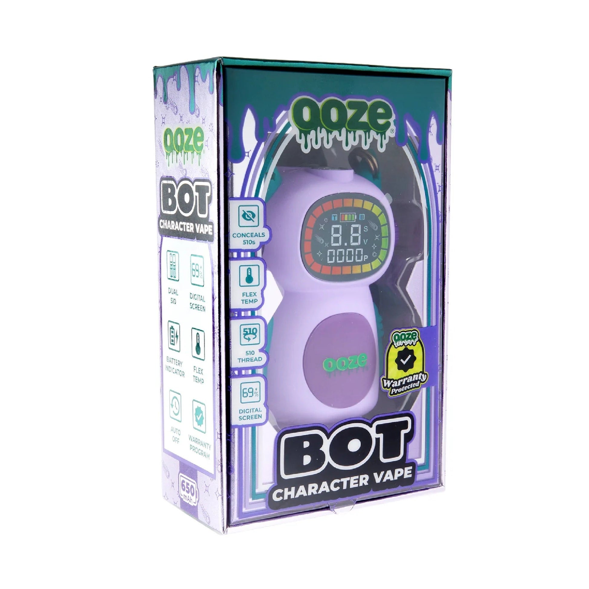 Ooze Bot Character Vape Battery