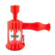 Ooze Clobb 4-in-1 Silicone Pipe n Nectar Collector - 7 inches Red