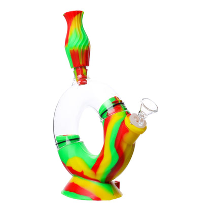 Ooze Echo 4-in-1 Silicone Water Pipe n Nectar Collector - 11in