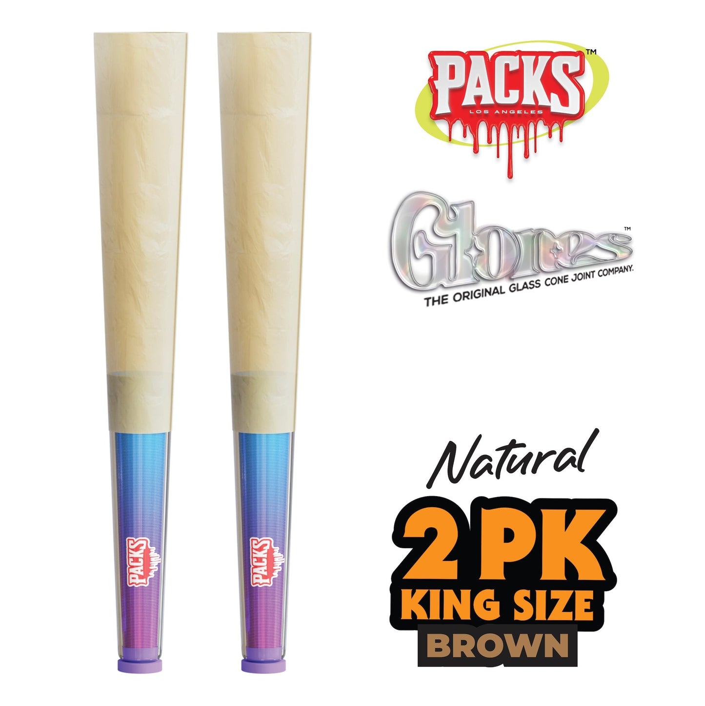 Packwoods Glones King Size Brown