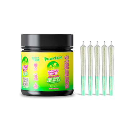 Papa's Herb Infused with Diamonds Pre-Roll - 3.5g (5ct) Pineapple Express