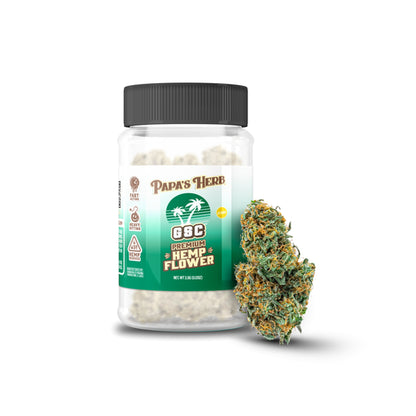 Papa's Herb Premium Indoor THC Hemp Flower - 1g Girl Scout Cookies
