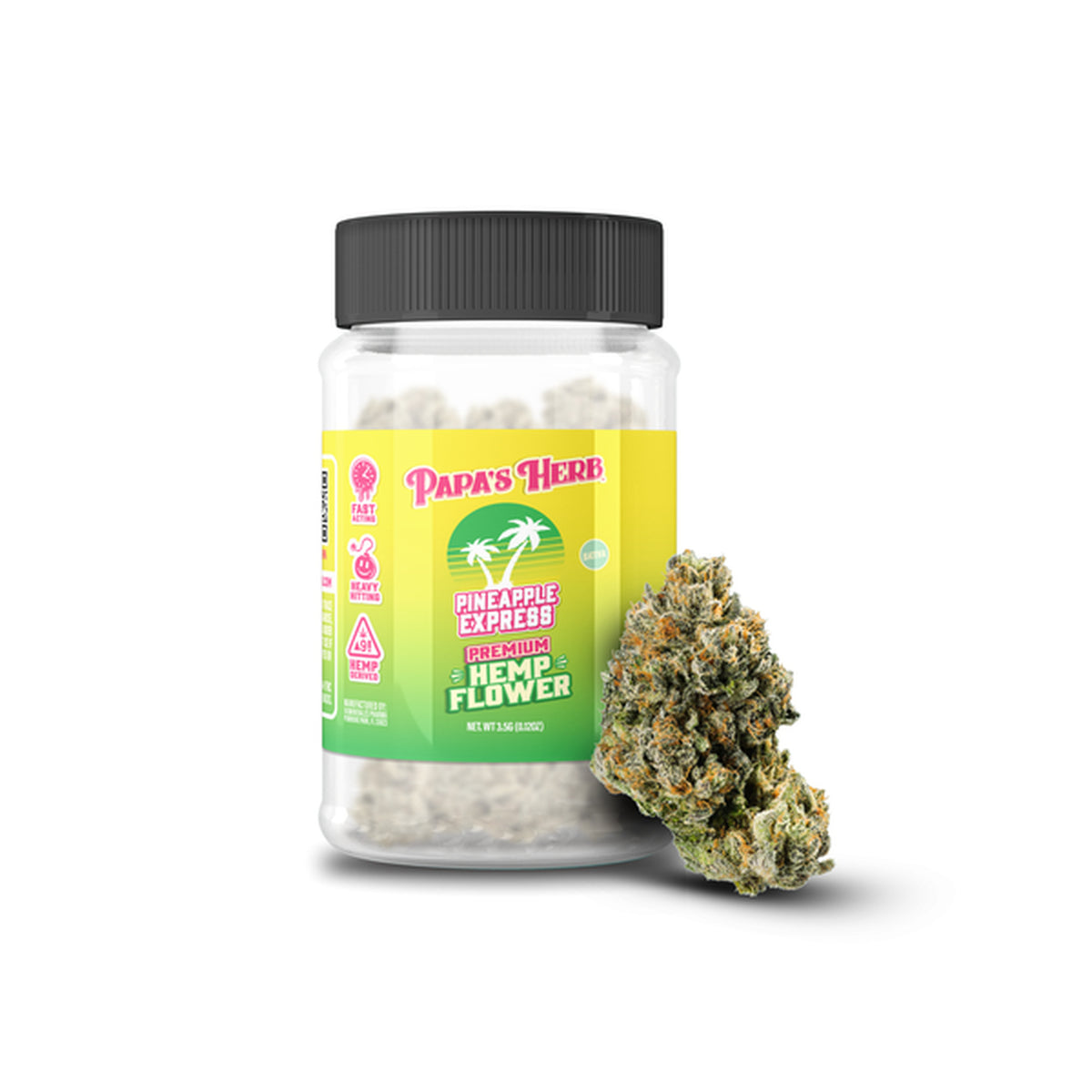 Papa's Herb Premium Indoor THC Hemp Flower - 3.5g Pineapple Express
