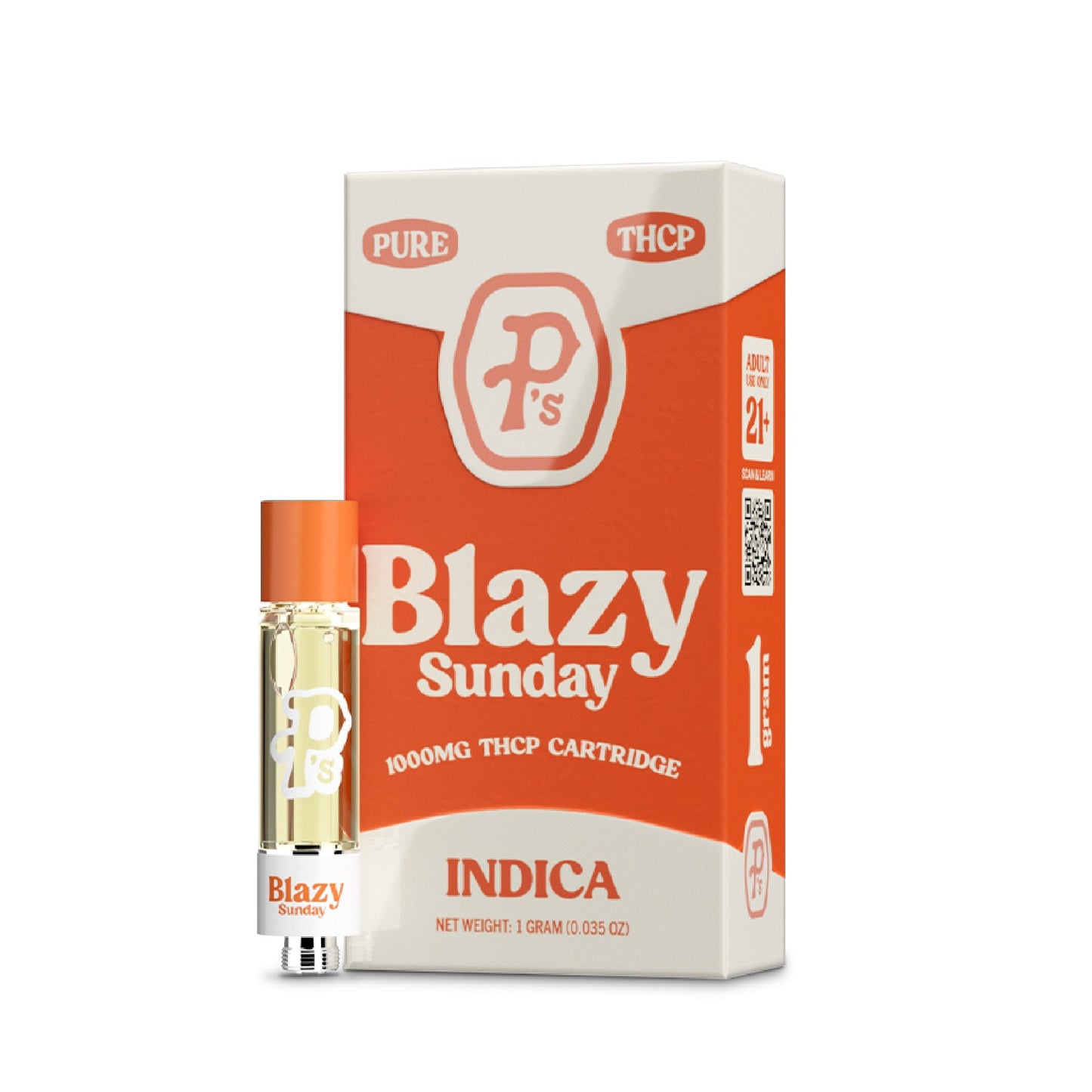 Perfectly Pure Ps THC-P Cartridge - 1000mg Blazy Sunday (I) / Single Cart