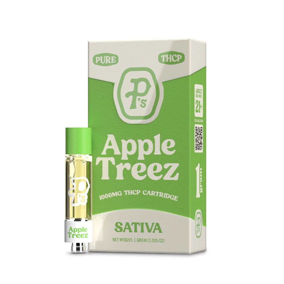 Perfectly Pure Ps THC-P Unit - 1000mg Apple Treez (S) / Single Cart / 1 Pack