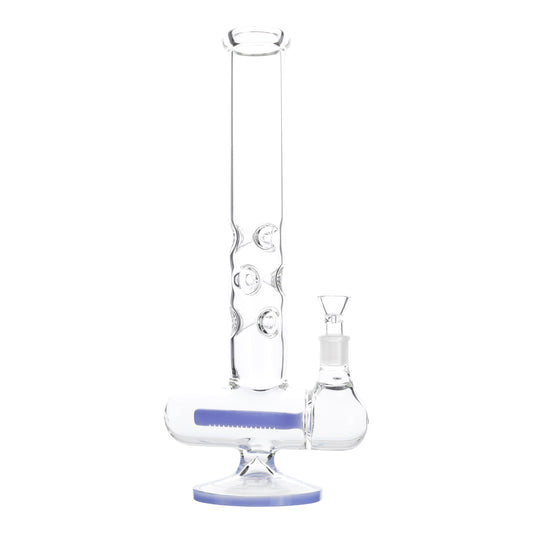 Pinched Inline Perc Bong - 16in Blue