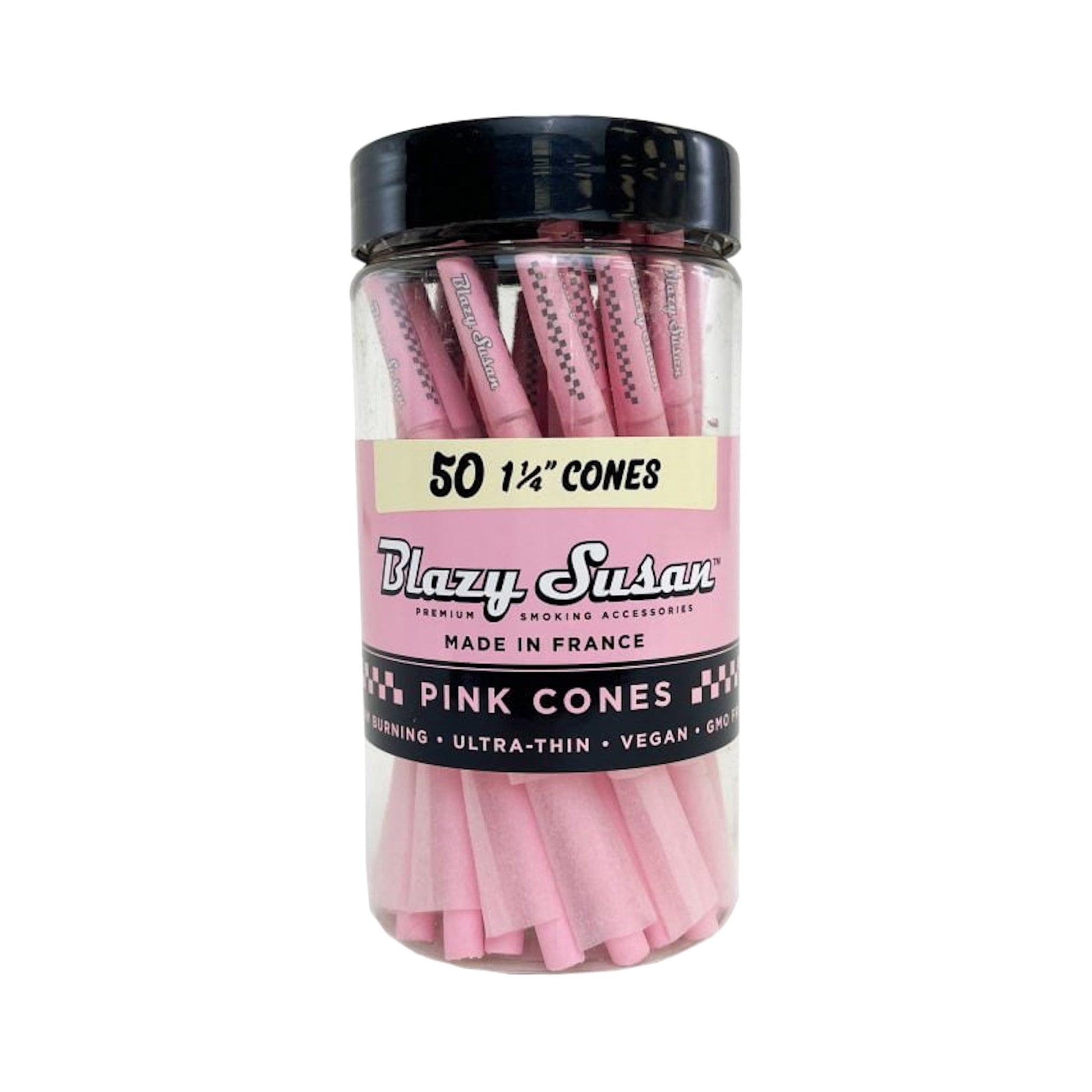 Pink Blazy Susan Cones - 50ct 1 1/4"